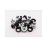 M6 Standard Rack Fixing Pack – Black – 10 Sets