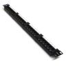 19" 1U 24 Port Cat6 Patch Panel