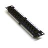 10" 1U 12 Port Cat5e Patch Panel
