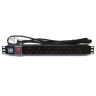 19" 1U 6-Way UK Horizontal PDU