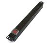 19" 1U 7-Way UK Horizontal PDU