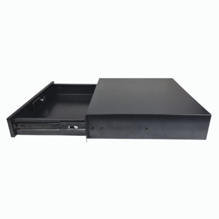 19" 1U Lockable Rack Drawer – 200 mm Deep