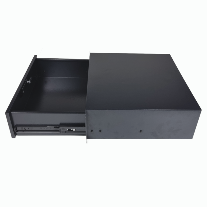 19" 3U Lockable Rack Drawer – 200 mm Deep