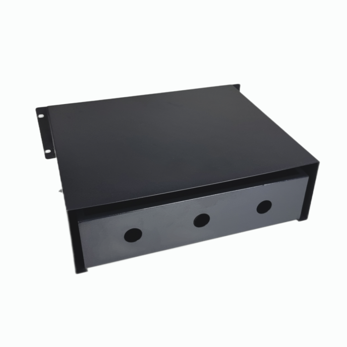 19" 3U Lockable Rack Drawer – 370 mm Deep