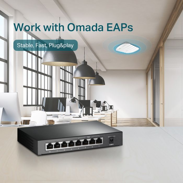 TP-Link TL-SG1008P 8-Port Gigabit PoE+ Switch