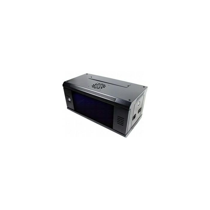 4U 300mm Deep 19" P Series Data Cabinet - Black - Ready Assembled