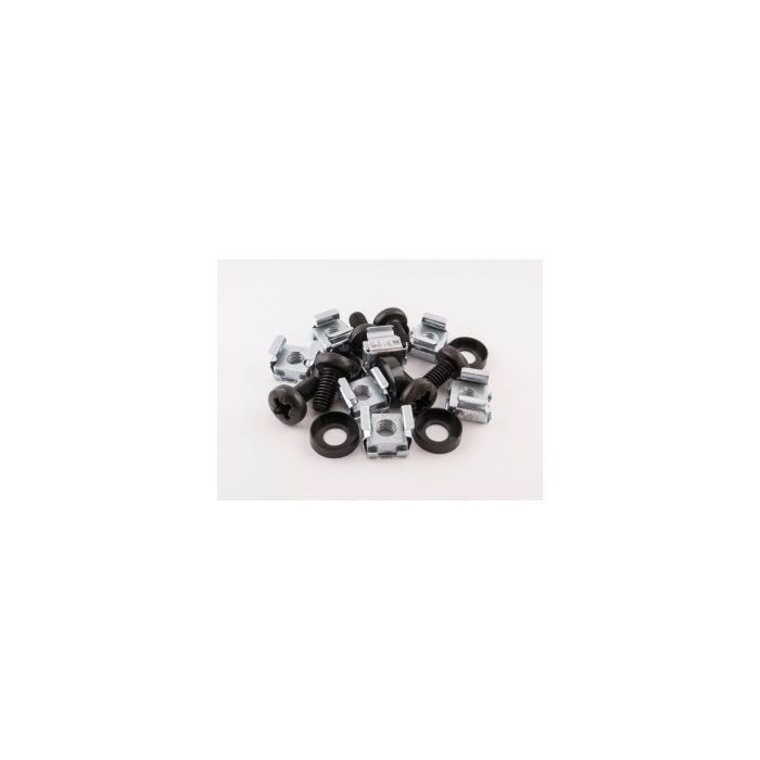 M6 Standard Rack Fixing Pack – Black – 10 Sets