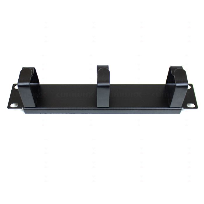 10" 1U 3 Ring Cable Management Bar
