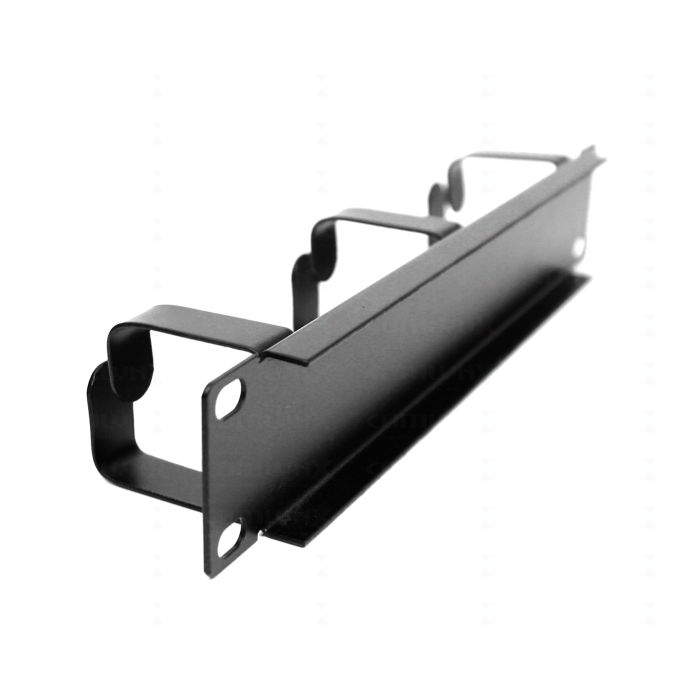 10" 1U 3 Ring Cable Management Bar