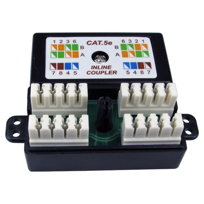 Cat5e IDC Inline Punchdown Coupler