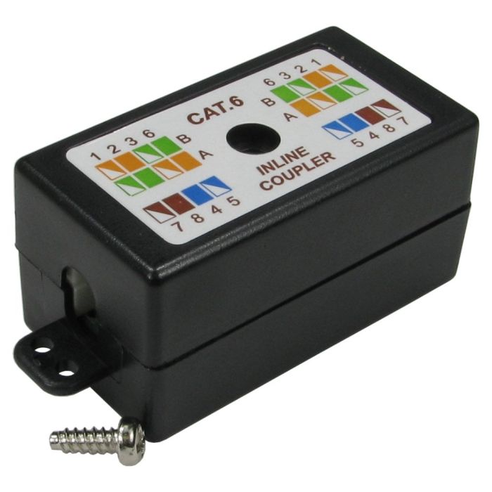 Cat6 IDC Inline Punchdown Coupler