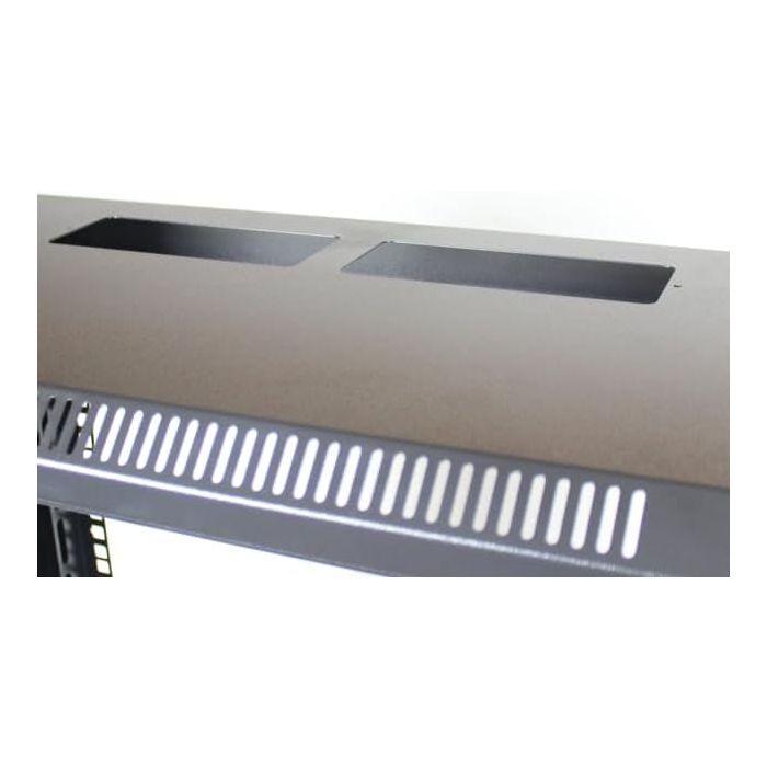 6U 300mm Deep 19" P Series Data Cabinet - Black - Flat Packed