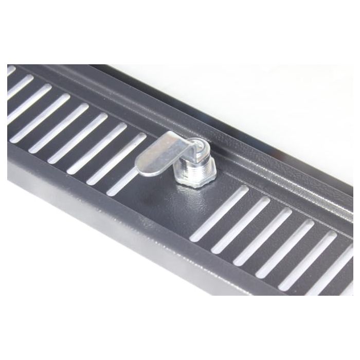 15U 450mm Deep 19" P Series Data Cabinet - Black - Flat Packed