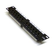 10" 1U 12 Port Cat5e Patch Panel
