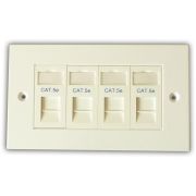 Cat5e 4-Way Data Outlet Kit