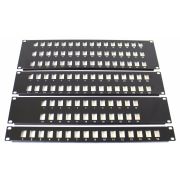 19" 1U 16 Port Keystone Patch Panel Frame