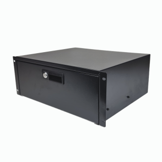 19" 4U Lockable Rack Drawer – 370 mm Deep