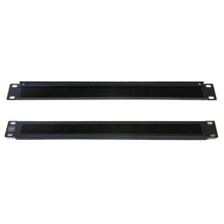 19" 1U Brush Cable Management Bar