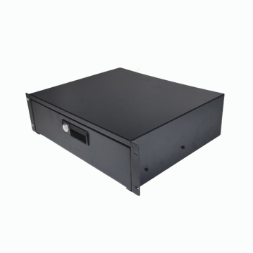 19" 3U Lockable Rack Drawer – 200 mm Deep