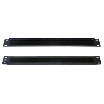 19" 1U Brush Cable Management Bar