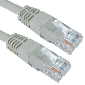 1m Grey Cat6 U/UTP Copper Patch Lead