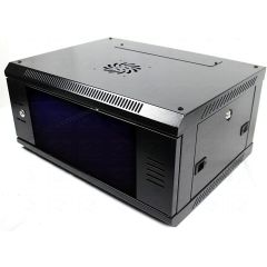 6U 450mm Deep 19" P Series Data Cabinet - Black - Ready Assembled