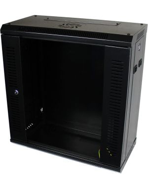 12U 300mm Deep 19" P Series Data Cabinet - Black - Ready Assembled