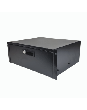 19" 4U Lockable Rack Drawer – 370 mm Deep