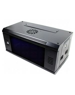 4U 300mm Deep 19" P Series Data Cabinet - Black - Ready Assembled