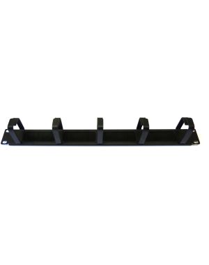 19" 1U Brush & Ring Cable Management Bar