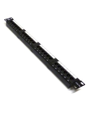 19" 1U 24 Port Cat5e Patch Panel