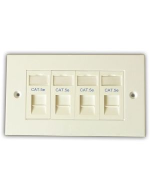Cat5e 4-Way Data Outlet Kit