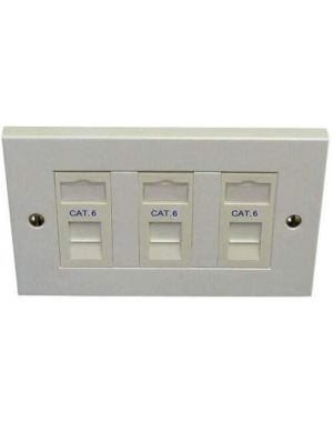 Cat6 3-Way Data Outlet Kit