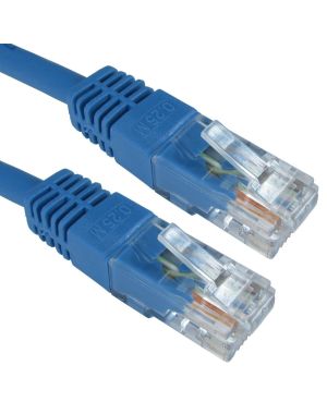 0.12m Blue Cat6 U/UTP Copper Patch Lead