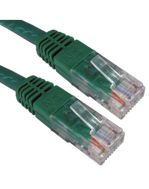 0.12m Green Cat6 U/UTP Copper Patch Lead