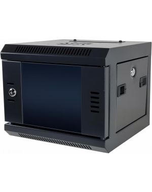 4U 300mm Deep 10" P Series Miniline Data Cabinet - Black - Ready Assembled