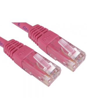 Cat 6 Premium Copper Ethernet Cables - 2 Metres - Pink
