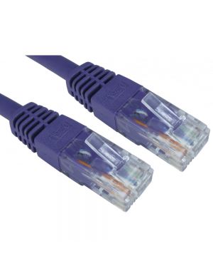 Cat 6 Premium Copper Ethernet Cables - 0.12 Metre - Purple